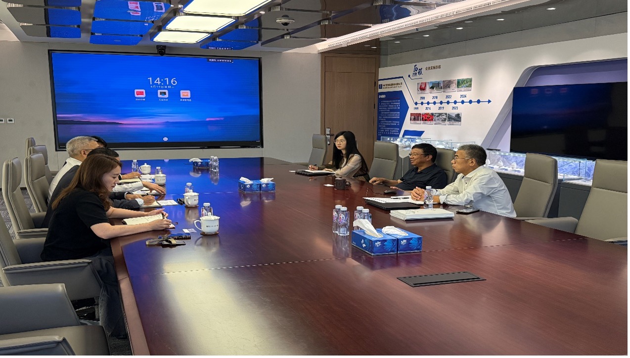 中非发展基金副总裁余焯锐一行到访OD电竞总部